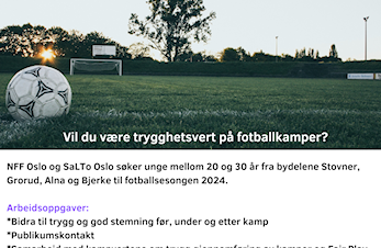 Grip sjansen; skaff deg en fin jobb! Trygghetsvert