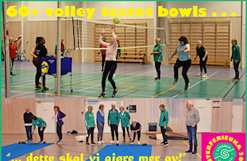 60+ volley "tente" på teppebowling