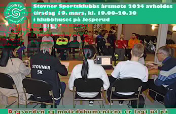 STOVNER SK ÅRSMØTE 2024 – MØTEDOKUMENTENE