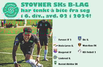 Stovner SKs B-lag starter opp sesongen