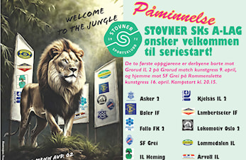 Vi grugleder oss: A-laget starter serien!