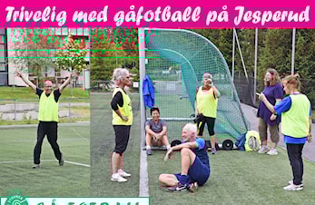 Mye moro – og litt sunn svette = Gåfotball
