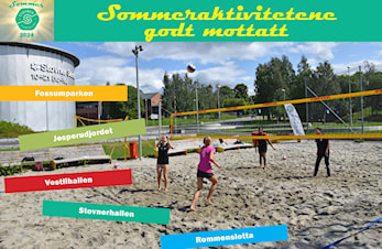 Sommeraktivitetene er populære