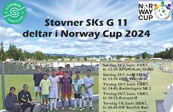 G11 representerer Stovner SK i Norway Cup 2024