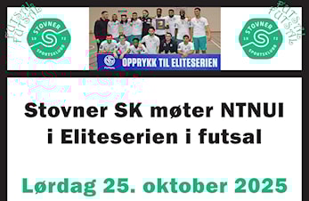 Stovner SKs herrer spiller i Eliteserien i 2025/2026