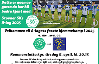 A-laget åpner hjemmesesongen mot Bøler