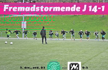 J14-1 spilte med høy selvtillit