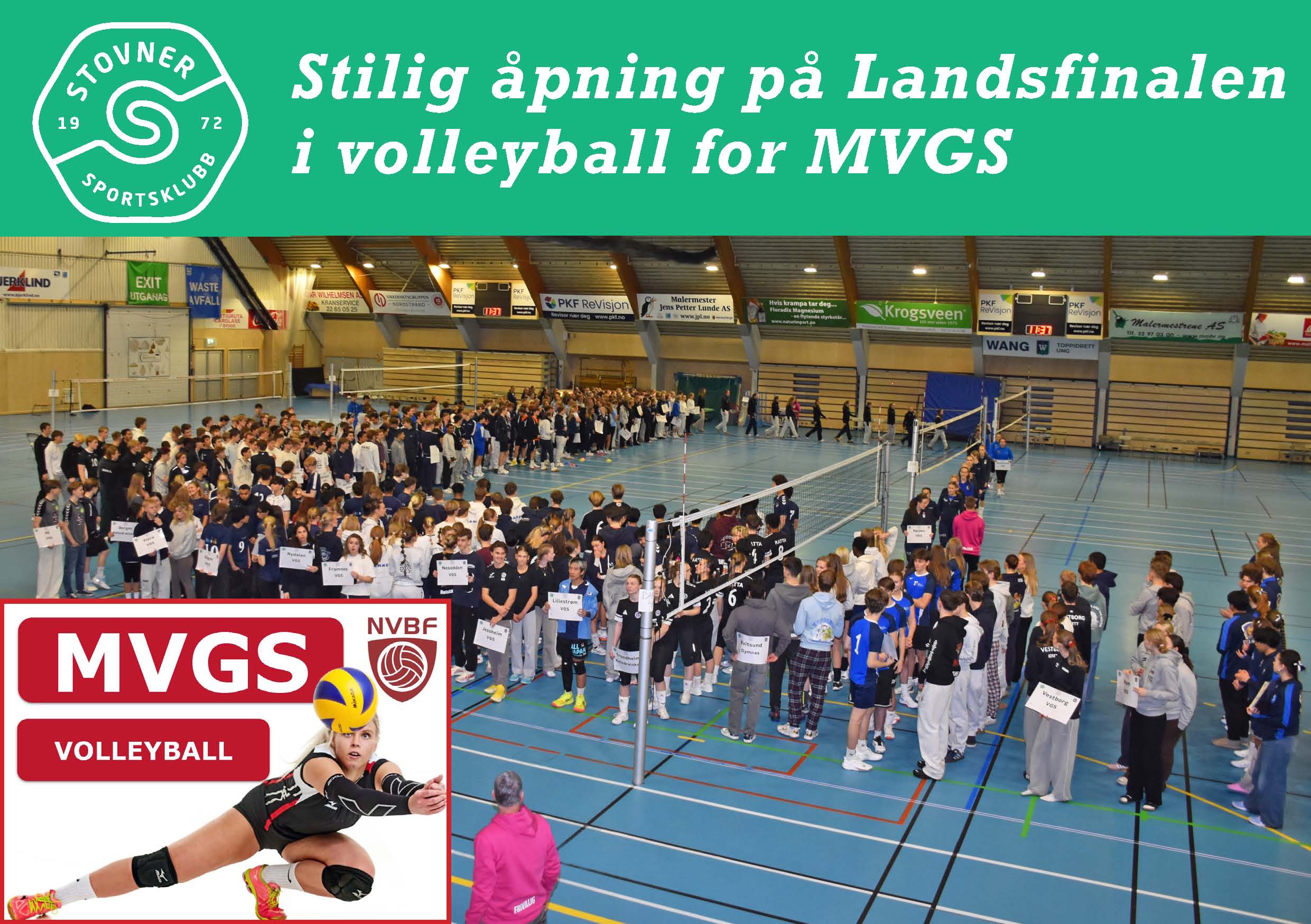 Image for MVGS: Første dag i Landsfinalen i volleyball