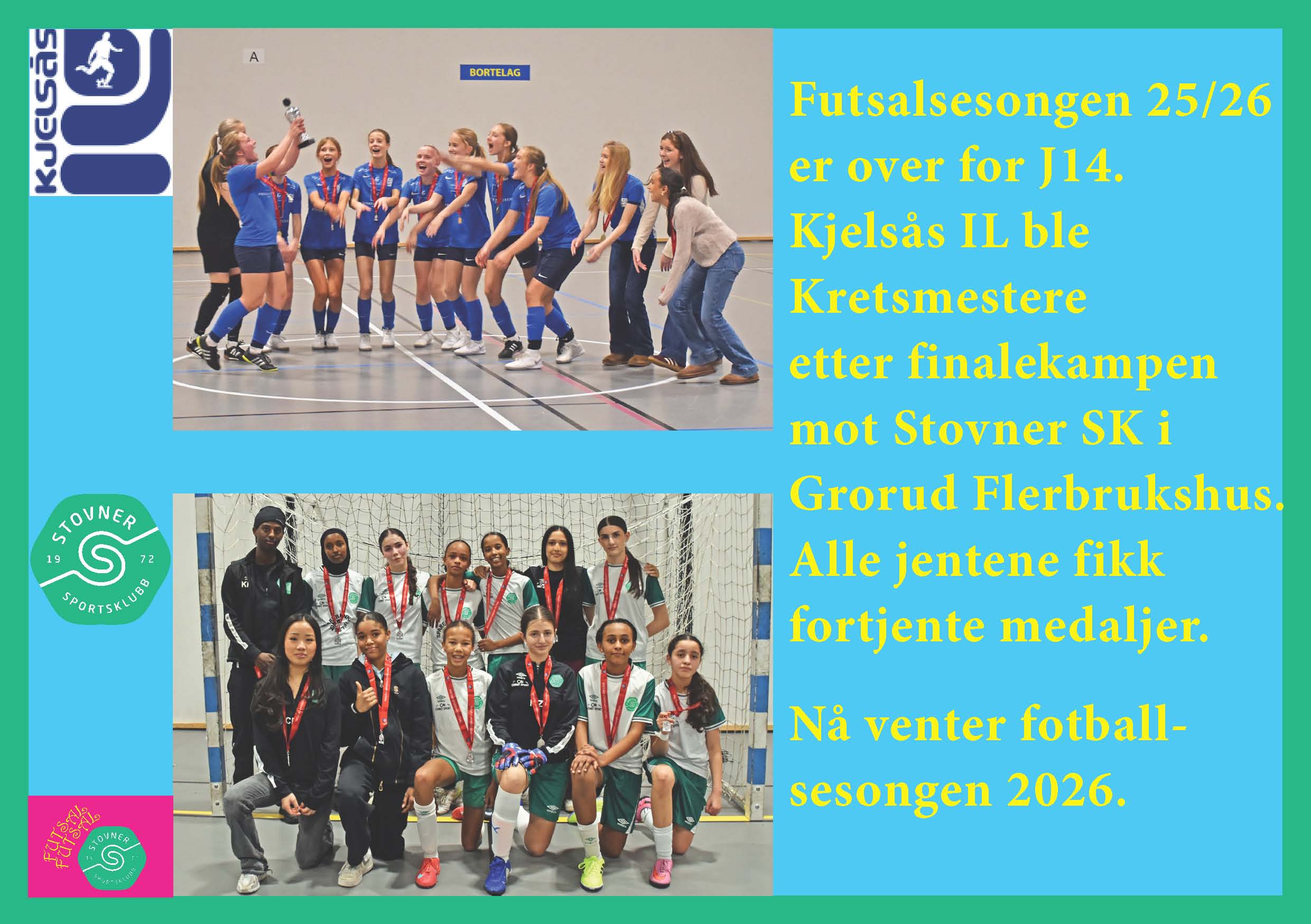 Futsal J14: I kretsmesterfinalen kjempet Stovner SK og Kjelsås IL