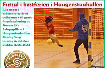 A-laget stiller opp for unga i høstferien!