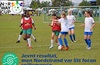Litt tung dag for jentene i Norway Cup