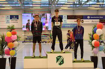 Pallplass i ungdoms-NM i friidrett