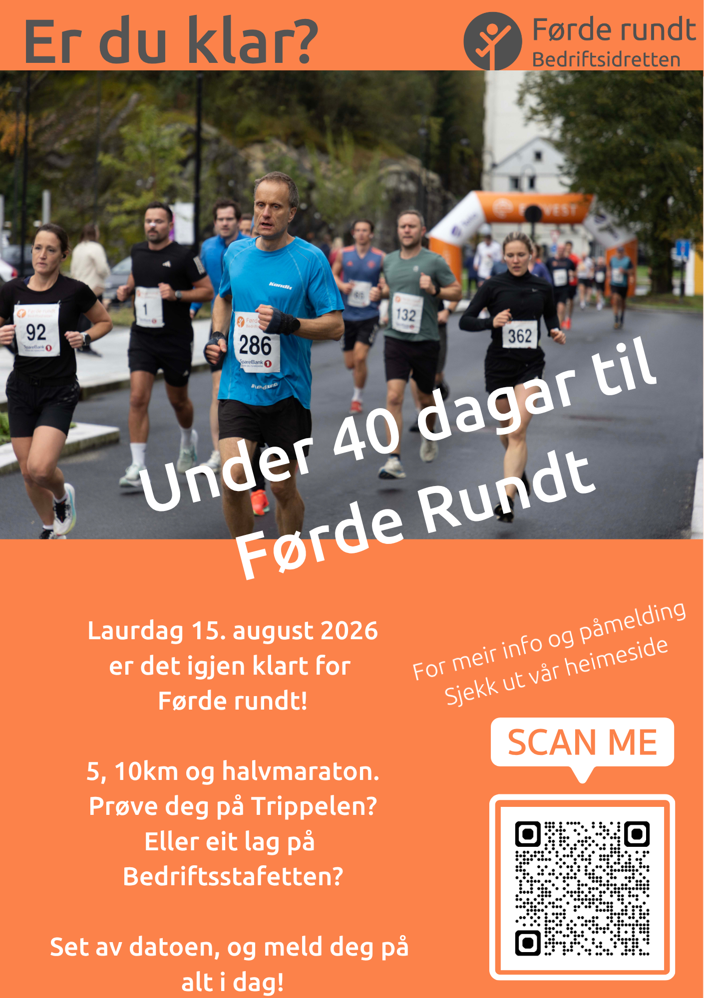 Under 40 dagar til Førde rundt!
