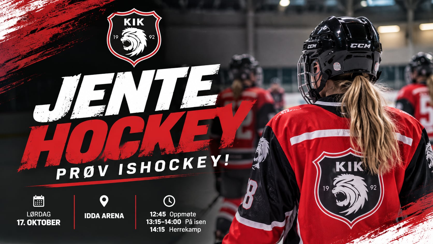 Image for Jenter på isen – bli med på hockey!