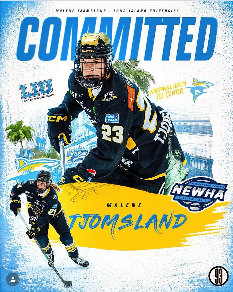 Image for Malene tar steget til USA-hockeyen