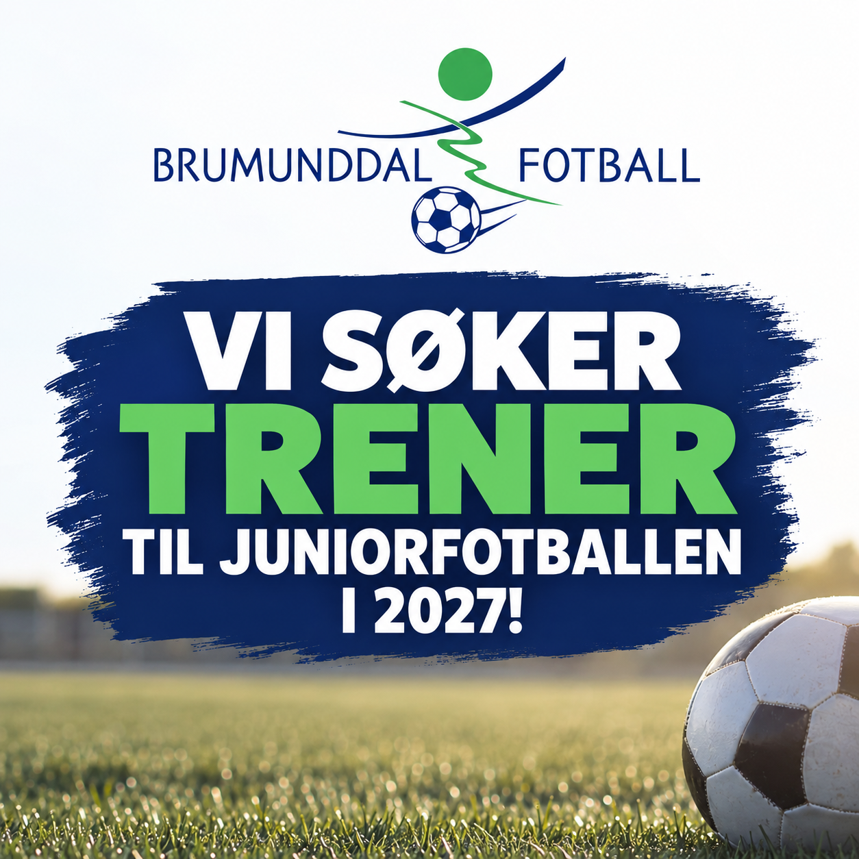 Image for Vi søker ny trenere til vårt juniorlag