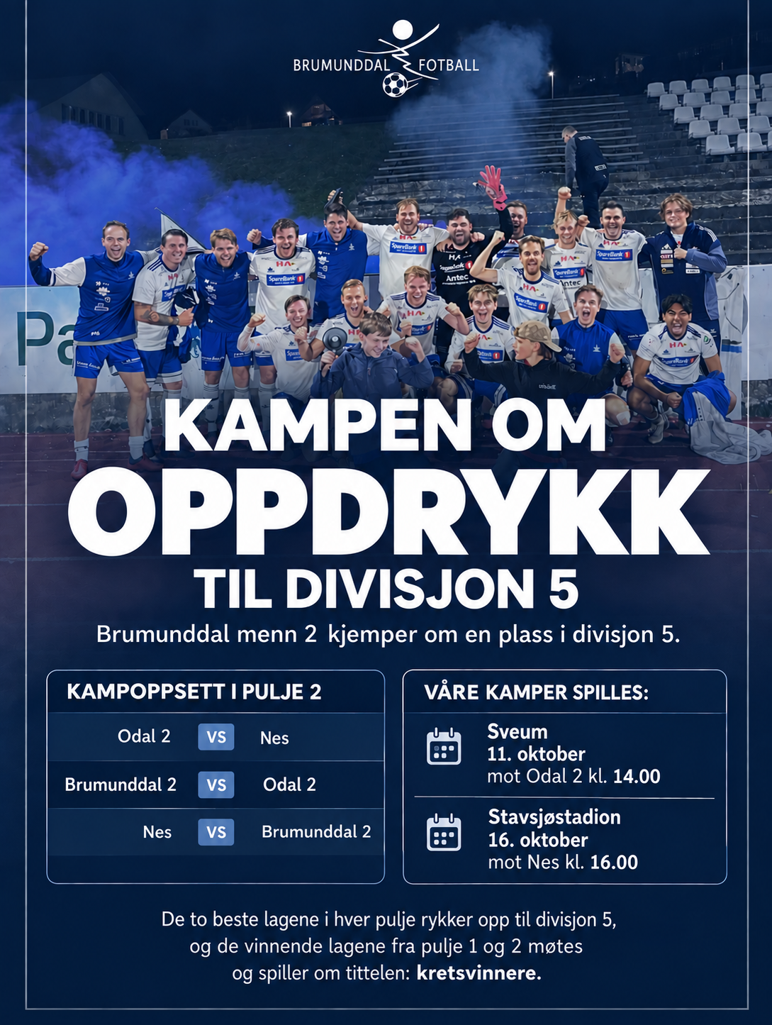 Image for Kampen om opprykk for Brumunddal 2