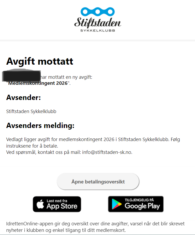 Image for Medlemskontingent 2026 er nå sendt ut