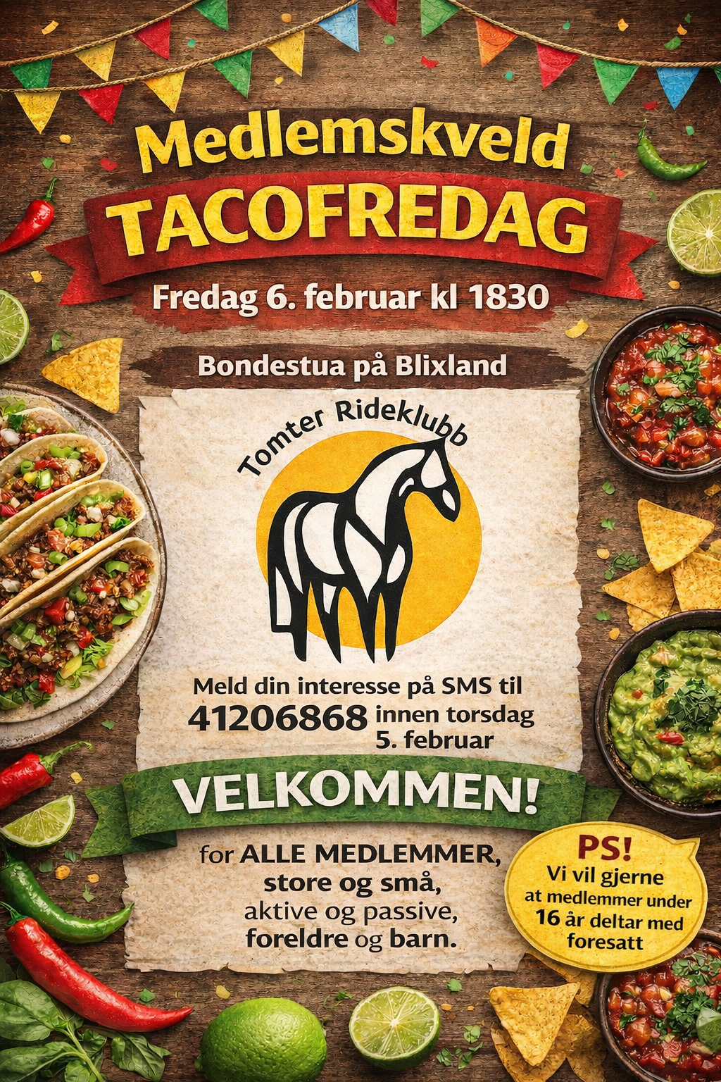 Image for Medlemsmøte 6. februar