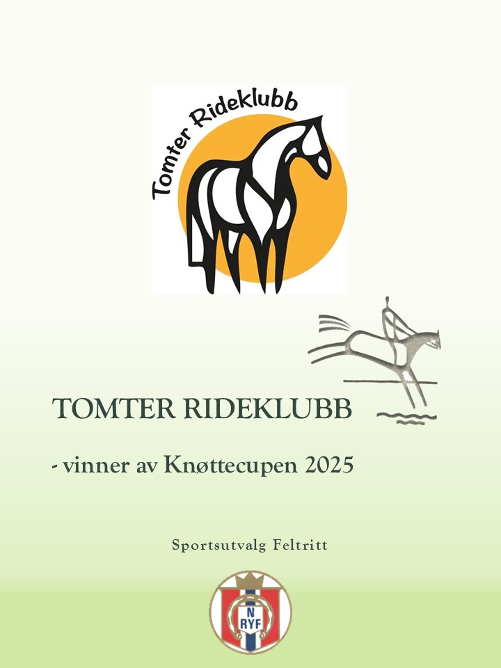 Image for Tomter rideklubb vant Knøttecupen 2025