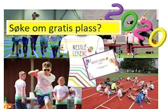 Søke om gratis plass på Driv IL Friidrett, Nestlé Idrettsleker 2020?