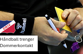 Driv IL Håndball trenger dommerkontakt(er) for å kunne tilby seriespill kommende sesong.