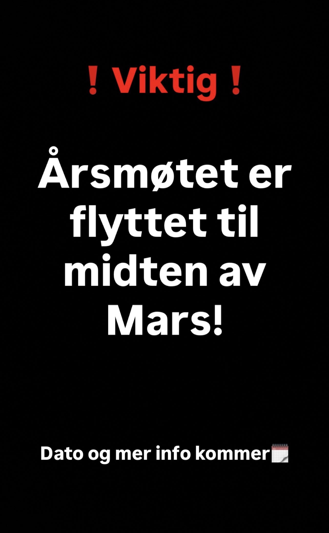 Årsmøtet