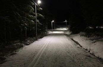 Driv IL sin Lysløype fra Drivplassen er et idrettslanlegg som nå er preparert for skigåing - ikke gå i løypa til fots nå.