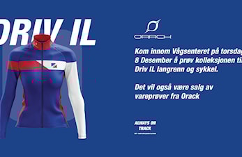 Kom og prøv kolleksjonen til Driv IL Ski og Sykkel, 8.12.22 på Vågsenteret, åpent til 21.00
