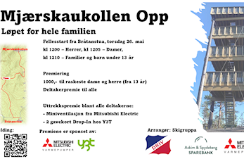Påmelding Mjærskaukollen Opp