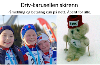 Driv-karusellen skirenn tirsdag 23. jan 2024. Åpen påmelding nå
