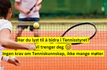 Årlig møte/foreldremøte i Driv IL Tennis torsdag 03.02.2022 klokken 19.00