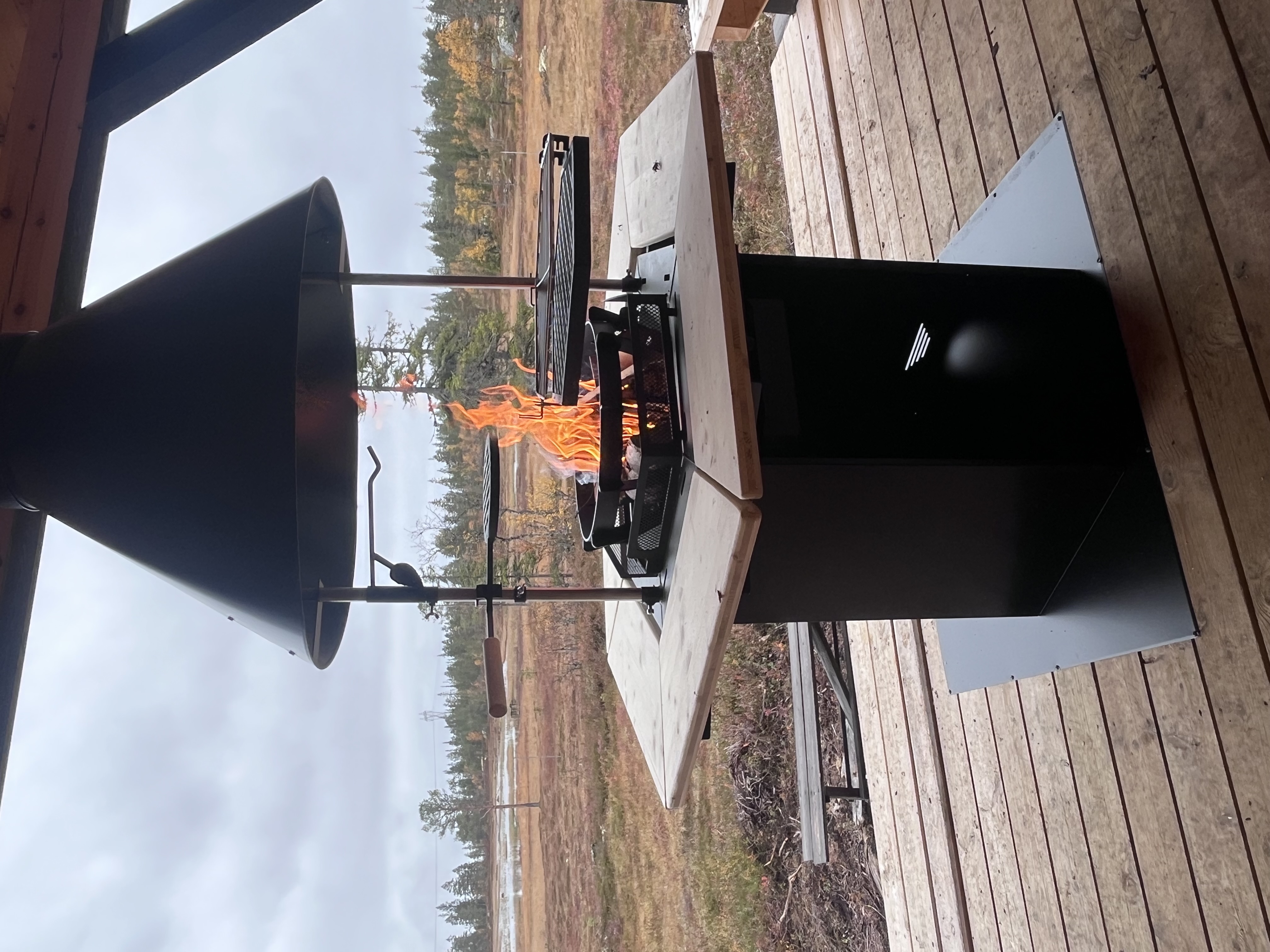 Image for Nye grillpanner-/bålpanner i gapahukene ved Olatjern