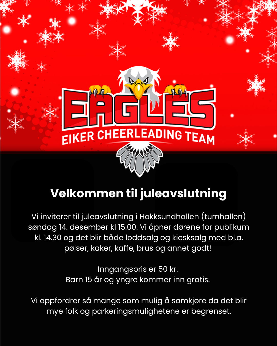 Image for Juleavslutning 14 desember i Hokksundhallen