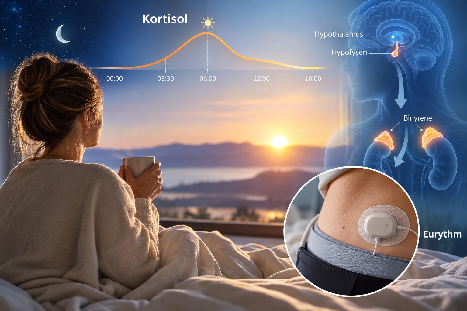 Image for Tidspunktet for kortisol kan være like viktig som dosen