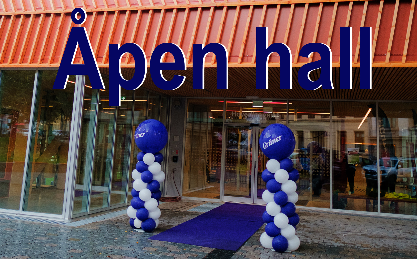 Åpen hall fra kl. 16.00