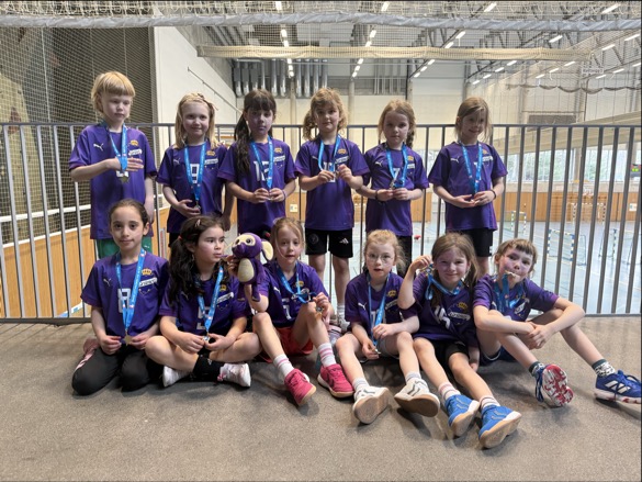 Første kamper for Grüners yngste håndballag