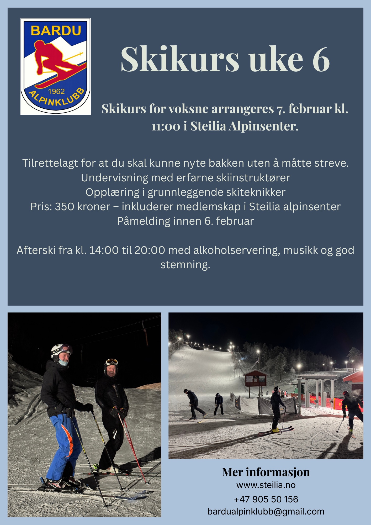 Image for Skikurs for voksne som vil bli bedre på ski
