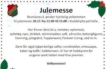 Julemesse 20.11.2021