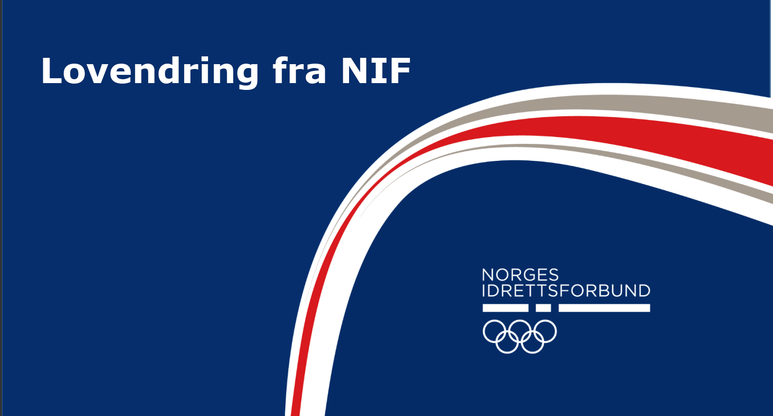 Lovendring fra NIF