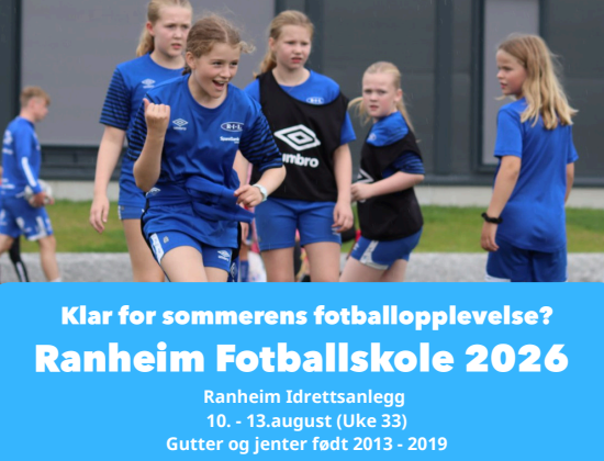 Ranheim Fotballskole 2026 | FUTUR Fotball