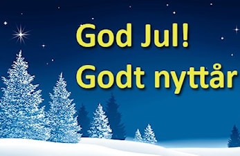 God jul og godt nytt år!