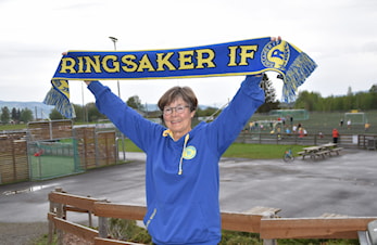 Maiken til Ringsaker IFs 100-årsjubileum.