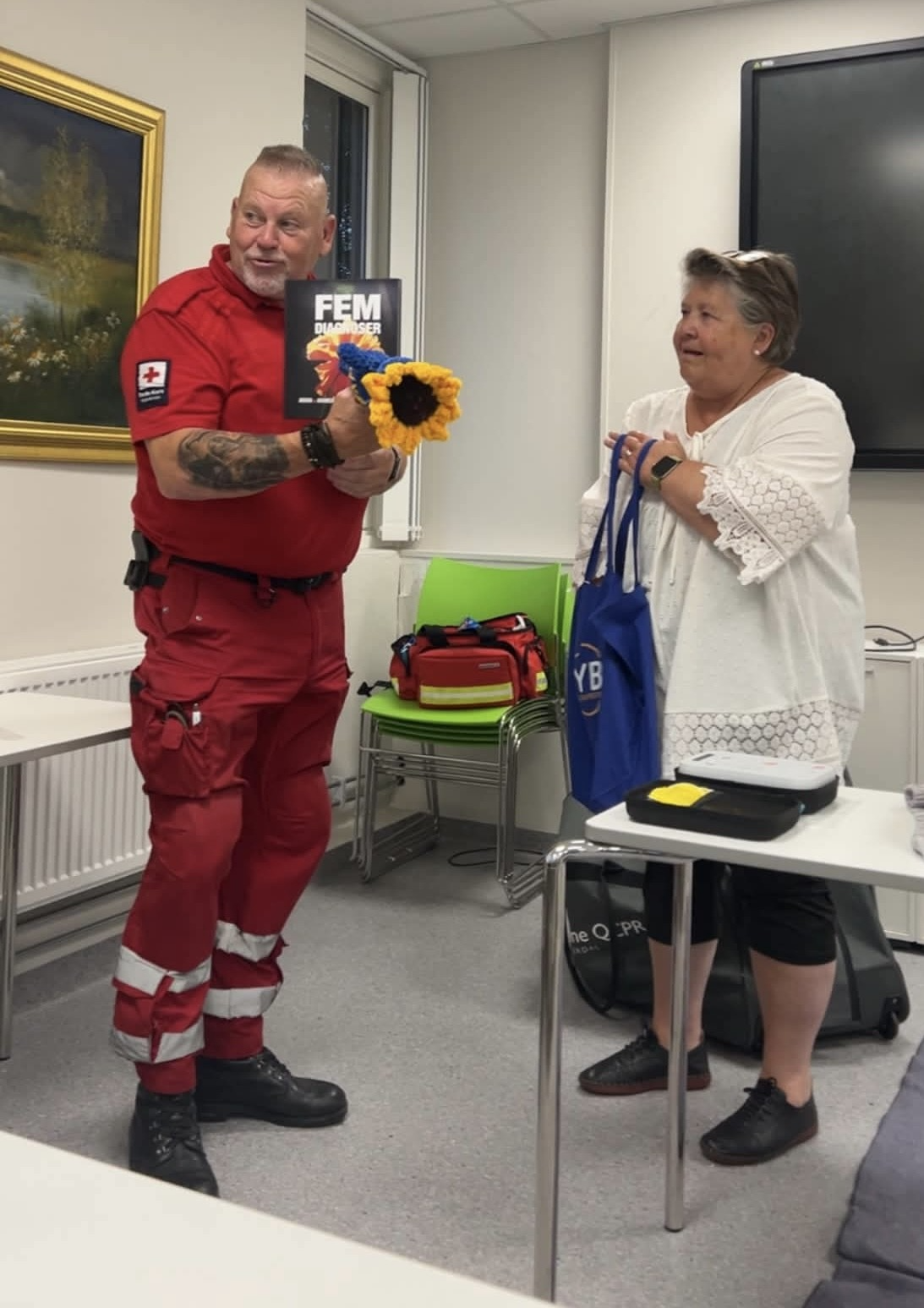 Sosial samling med førstehjelpskurs