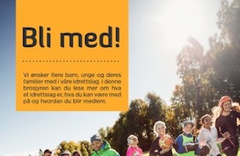 Norges Idrettsforbund (NIF) har laget brosjyren "Bli med!" på 16 språk