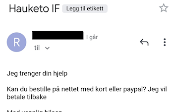 Mottatt en slik e-post? – Slett den