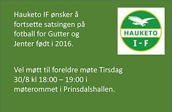 Født i 2016 og lyst til å spille fotball?