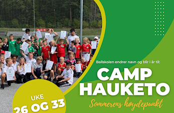 Camp Hauketo i uke 26 og 33