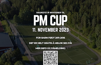Hauketo IF inviterer til PM Cup 11. november