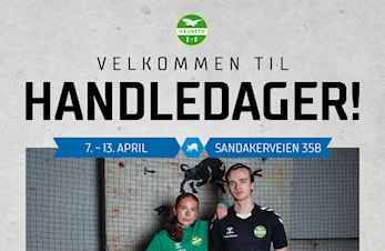 Handledager hos Torshov Sport 7-13. april